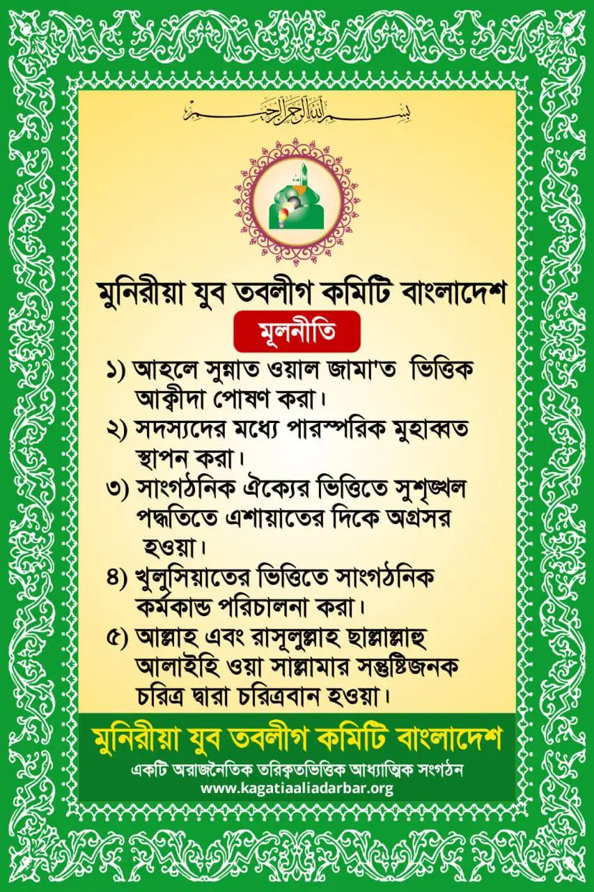 কমিটির মূলনীতি